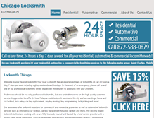 Tablet Screenshot of chicago--locksmith.com